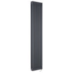 Hudson reed windsor - radiateur lectrique style fonte rtro vertical triple rang - anthracite - 180 ...