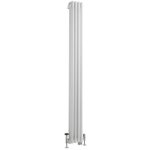 Hudson reed - windsor - radiateur mixte style fonte rétro vertical triple rang et robinets thermostatiques ... Hudson reed - windsor - radiateur mixte style fonte rétro vertical triple rang et robinets thermostatiques ...