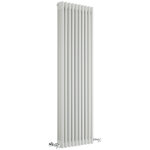 Hudson reed windsor - radiateur rtro vertical blanc  colonnes 3 x 10 - 1717 watts - 150 x 47cm
