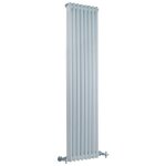 Hudson reed - windsor - radiateur r�tro vertical double rang - blanc - 150cm x 38cm