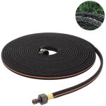 Huggy tuyaux - tuyau d'arrosage micro - poreux plat - longueur 15 mtres