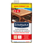 Huile haute protection pour mobilier de jardin en bois 1, 2l starwax