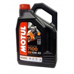 Huile motul 7100 10w40 4l 4t ma2 pour moto, quad, cross, scooter 4t
