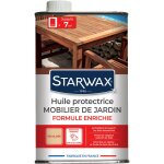 Huile protectrice teck & bois exotiques pour mobilier de jardin 500ml starwax