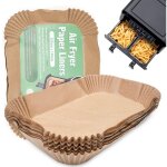 Huile de silicone double papier de cuisson, air fryer pour paper, feuille de friteuse barquette accessoires, ...