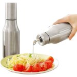 Huilier inox huile & vinai donateurs 750ml bouteille d'huile �tanche bouteille d'huile liquid zutatenspender ...