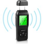 Humidim�tre pour bois, humidim�tre, d�tecteur d'humidit� pour bois, avec r�tro�clairage vert, pour bois ...