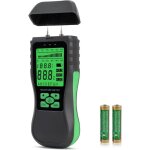 Humidimètre numérique pour bois, testeur d'humidité pour matériaux de construction, humidimètre ponctuel ... Humidimètre numérique pour bois, testeur d'humidité pour matériaux de construction, humidimètre ponctuel ...