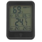 Humidim�tre, thermom�tre num�rique - 20? - 70? professionnel � piles portable pour les lieux de contr�le ...