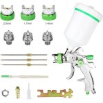 Hvlp professionnel pistolet peinture 600cc avec 3 buses 1, 4mm 1, 7mm 2, 0mm, pistolet pulvrisateur d'air ...