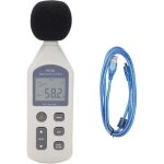 Hy?1361 sonom�tre num�rique �cran lcd portable moniteur de d�cibels usb enregistreur de bruit double ...