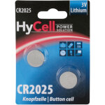 Piles bouton lithium cr2025 3v (lot de 2) - hycell