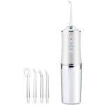 Hydropulseur buccal portable avec chargement usb, rservoir d'eau de 220 ml, nettoyeur de dents smart ...