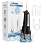 Hydropulseur dentaire sans fil, 4 modes de nettoyage, 4 conseils de jet, ipx7 tanche et usb rechargeable ...
