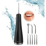 Hydropulseur portable avec r�servoir de 180 ml, 3 canules, 3 modes et autonomie de 20 jours (utilisation ...