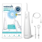 Hydropulseur waterpik wf - 20 pulse, sans fil, recommand par l'ufsbd, jet d'eau rechargeable, limine ...