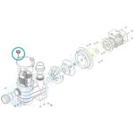 Poigne de serrage couvercle de pompe hydroswim