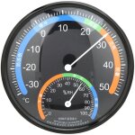 Hygromtre intrieur extrieur de 5 pouces, thermomtre  pointeur rond hygromtre thermomtre  cadran ...