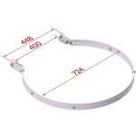 Hymer - arceau de protection dorsale pour cage d'�chelle � crinoline