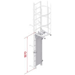 Hymer - porte de condamnation cadenassable pour �chelle � crinoline