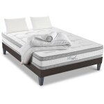 Hypsom - pack prt  dormir royal 5 90x190 cm matelas mmoire de forme + sommier + accessoires