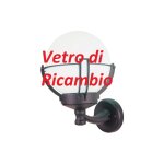 I giardini del re - protection opaque de globe en verre de rechange pour le lampadaire exta rieur