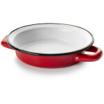 Ibili - plat � ?uf email rouge 18 cm
