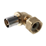 Ibp bnninger - coude per  sertir 20x1, 9 - femelle crou libre 3 / 4' (20 / 27)