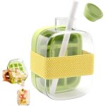 Ice cube bottle, bouteille de glaçons, bac à glaçons, bouteille à glaçons avec couvercle et récipient, ... Ice cube bottle, bouteille de glaçons, bac à glaçons, bouteille à glaçons avec couvercle et récipient, ...