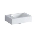 Geberit - icon lave - mains 38x28cm, blanc, avec trou pour