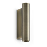 Ideal lux look applique murale 15 cm, �clairage haut et bas, laiton, 2 led 900 lm 3000 k