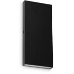 Ideal lux post - it applique murale ext�rieure � �clairage haut et bas, noire, 2 led 620 lm 3000 k ip65 ...