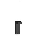 Ideal lux sirio lampe sur pied ext�rieure 30 cm, noire, 1 x gx53 ip65