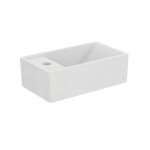 Ideal standard - tempo - lave - mains 37x21 cm, sans trop - plein, 1 trou de robinetterie  gauche, blanc ...