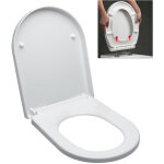 Idevit - abattant wc à fermeture classique adaptable sur la plupart des cuvettes, blanc (easy2240) Idevit - abattant wc à fermeture classique adaptable sur la plupart des cuvettes, blanc (easy2240)