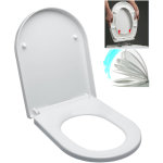 Idevit - abattant wc à fermeture douce softclose adaptable sur la plupart des cuvettes, blanc (easy2244) ... Idevit - abattant wc à fermeture douce softclose adaptable sur la plupart des cuvettes, blanc (easy2244) ...