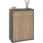 Idimex - buffet salle � manger calais l 60 cm - coloris ch�ne sonoma