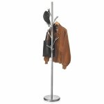 Idimex - porte - manteaux zeno, en m�tal laqu� gris