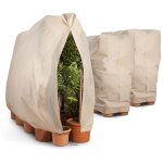 Lot de 3 housses d'hivernage pour plante et arbuste 80 x 160 cm