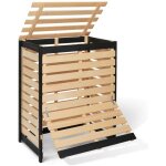 Bac de compostage en bois 360l