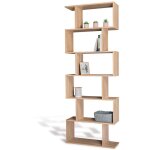 Idmarket - etag�re biblioth�que sofia forme s bois fa�on h�tre 189 cm