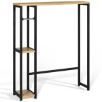 Idmarket - meuble dessus wc avec tagres detroit design industriel