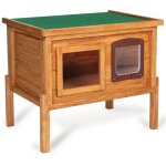 Idmarket - niche autochauffante en bois pour chat avec porte et fenêtre Idmarket - niche autochauffante en bois pour chat avec porte et fenêtre