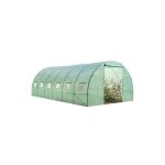 Idmarket - serre tunnel de jardin 18m verte gamme marachre crime 6x3m