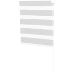 Store enrouleur zbr jour nuit 50 x 150 cm blanc