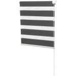 Store enrouleur zbr jour nuit 50 x 150 cm gris