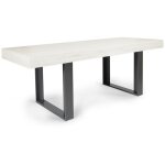 Idmarket - table à manger extensible rectangle phoenix 4 - 8 personnes bois gris 160 - 200 cm Idmarket - table à manger extensible rectangle phoenix 4 - 8 personnes bois gris 160 - 200 cm