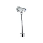 Robinet pour urinoir avec commande  bouton poussoir en laiton chrom - idral