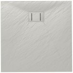 Bac  douche blanc effet pierre mod. blend 90x90 cm carr