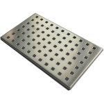 Idralite - grille en acier inox plaque pour bonde receveur bac  douche mod. blend